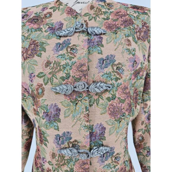 Vintage Doncaster Jacket Floral Print Women's Blazer - Picture 10 of 12